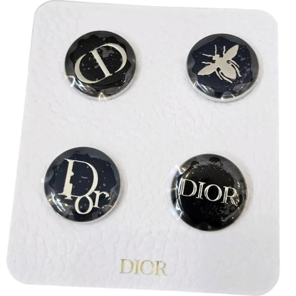 Dior Set Of 4 Pins Brand New Brooches - Picture 1 of 4